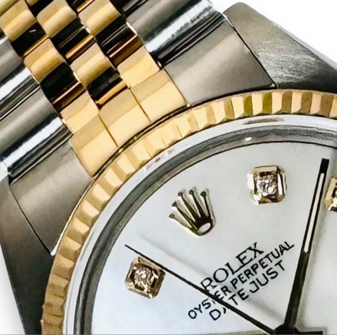 ROLEX DATEJUST 16013
MOTHER OF PEARL DIAMOND DIAL