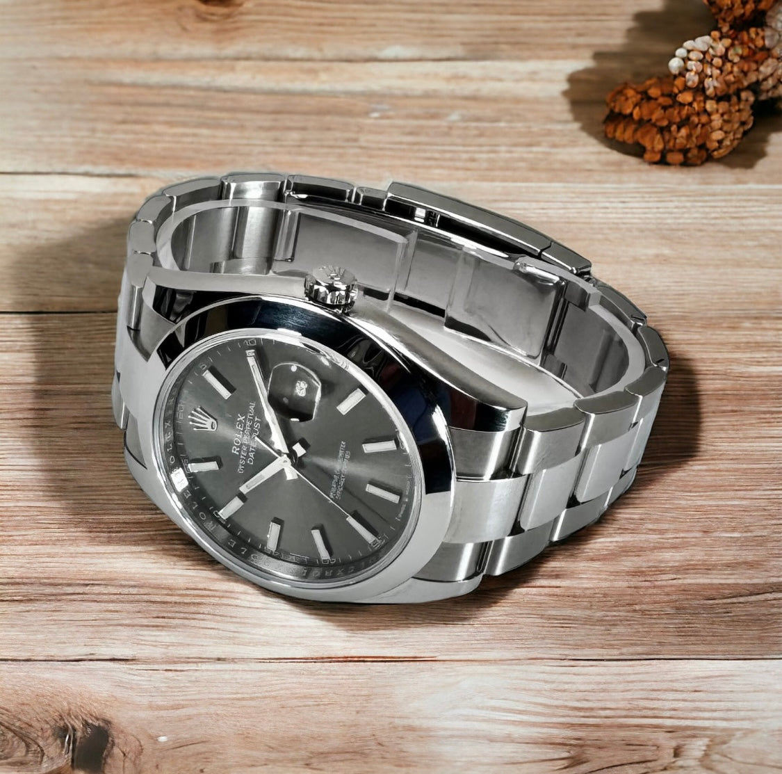 ROLEX DATEJUST 41 126300
DARK RHODIUM DIAL